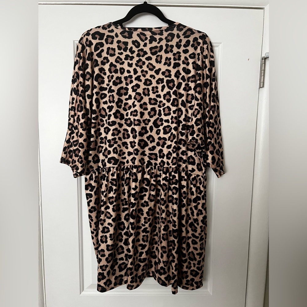 Cheetah babydoll dress